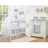 Beddengoed voor Babybed 5 st met Klamboe - Harten Bruin Snijder