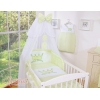 Beddengoed voor Babybed 7 st met Hemel Klamboe -  Groen Little Prince Princess