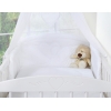 Beddengoed voor Babybed 7 st met Hemel Klamboe - Harten Wit