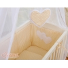 Beddengoed voor Bijzetbed Baby  6 st FABIO Beige Polkaprikker