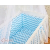 Beddengoed voor Bijzetbed Baby  6 st FABIO Blauw