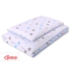 Beddengoed voor Kinderbed 2 dele 140x200 Junior Grijs Blauw Sterren