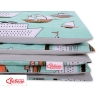 Beddengoed voor Kinderbed  2 delen 100x135 Mini Mint Schepen