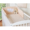 Beddengoed voor Kinderbed 2 st - Harten Beige Polkaprikker