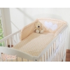 Beddengoed voor Kinderbed 2 st - Harten Beige Polkaprikker