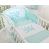 Beddengoed voor Kinderbed 2 st -  Mint Little Prince Princess