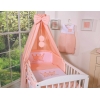 Beddengoed voor Kinderbed 7 st met Hemeltje -  Poederroze Little Prince Princess