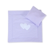 Beddengoed voor Kinderwagen 2 st - Harten Purper