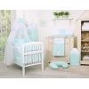 Beddengoed voor Ledikant 11 st met Muskietennet -  Mint Little Prince Princess