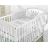 Beddengoed voor Ledikant 2 st -  Grijs Little Prince Princess