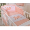 Beddengoed voor Ledikant 2 st -  Poederroze Little Prince Princess