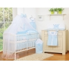 Beddengoed voor Ledikant 5 st met Klamboe -  Blauw Little Prince Princess