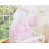 Beddengoed voor Ledikant 5 st met Klamboe -  Roze Little Prince Princess