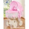 Beddengoed voor Rieten Baby Wieg 2 st