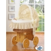Beddengoed voor Rieten Baby Wieg 2 st