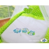 Beddengoed voor Rieten Baby Wieg 2 st