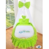 Beddengoed voor Rieten Baby Wieg 2 st
