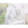 Beddengoedset met Hemeltje Klamboe voor Babybed 5 st -  Grijs Little Prince Princess