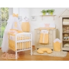 Beddengoedset met Hemeltje Klamboe voor Babybed 5 st -  Perzik Little Prince Princess
