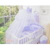 Beddengoedset met Hemeltje Klamboe voor Babybed 5 st -  Purper Little Prince Princess