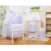Beddengoedset met Hemeltje Klamboe voor Babybed 5 st -  Purper Little Prince Princess
