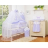 Beddengoedset met Hemeltje Klamboe voor Babybed 5 st -  Purper Little Prince Princess