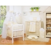 Beddengoedset voor Babybed 5 st met Klamboe -  Ivoor Little Prince Princess