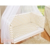 Beddengoedset voor Bedkant Wieg  6 st FABIO Beige