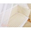 Beddengoedset voor Bedkant Wieg  6 st FABIO Beige