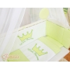 Beddengoedset voor Bijzetbed Baby  6 st FABIO Groen Little Prince Princess