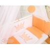 Beddengoedset voor Bijzetbed Baby  6 st FABIO Perzik Little Prince Princess