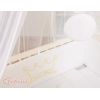 Beddengoedset voor Bijzetbed Baby  6 st FABIO Wit Little Prince Princess
