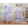 Beddengoedset voor Kinderbed 11 st met Hemeltje - Harten Purper