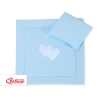 Beddengoedset voor Kinderwagen 2 st - Harten Blauw