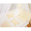 Bedkant Wieg met Matras en beddengoed -  Ivoor Little Prince Princess