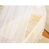 Bedkant Wieg met Matras en beddengoed -  Ivoor Little Prince Princess