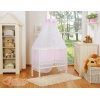 Bedkant Wieg met Matras en beddengoed -  Roze Little Prince Princess