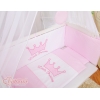 Bedkant Wieg met Matras en beddengoed -  Roze Little Prince Princess