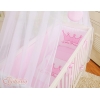 Bedkant Wieg met Matras en beddengoed -  Roze Little Prince Princess