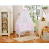 Bedkant Wieg met Matras en beddengoed -  Roze Little Prince Princess