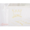 Bedkant Wieg met Matras en beddengoed -  Wit Little Prince Princess