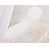 Bedkant Wieg met Matras en beddengoed -  Wit Little Prince Princess