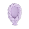 Bedomrander Babynest Gevlochten 2 in 1 Purper