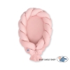 Bedomrander Babynest Gevlochten 2 in 1 Stofroze