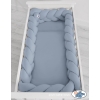 Bedomrander Ledikant Gevlochten 360cm Pastelblauw