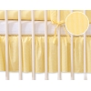 Bedrok Maskerende Ruche voor Babybed 140x70 cm - Harten Geel Snijder