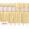 Bedrok Maskerende Ruche voor Babybed 140x70 cm - Harten Geel Snijder