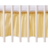 Bedrok Maskerende Ruche voor Babybed 140x70 cm - Harten Geel Snijder