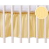 Bedrok Maskerende Ruche voor Babybed 140x70 cm - Harten Geel Snijder