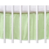 Bedrok Maskerende Ruche voor Babybed 140x70 cm - Harten Groen